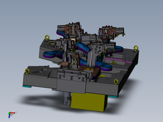 ZY2140 汽车零件自动焊接夹具