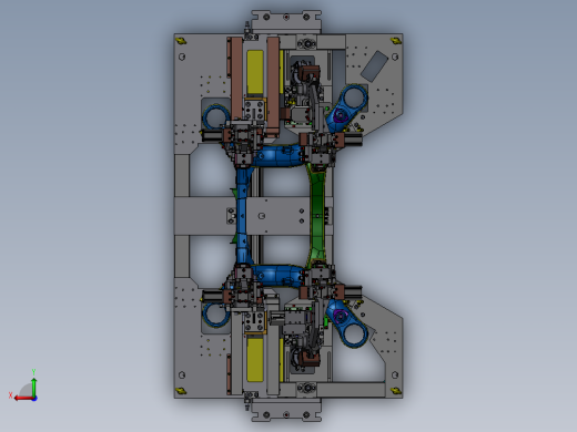 ZY2140 汽车零件自动焊接夹具后视缩略图