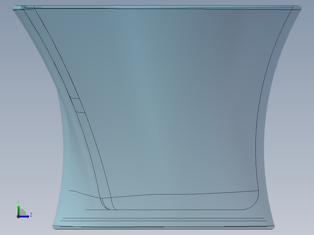 猫猫杯子左视图