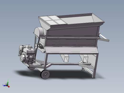 皮带螺旋黑胡椒脱粒机设计