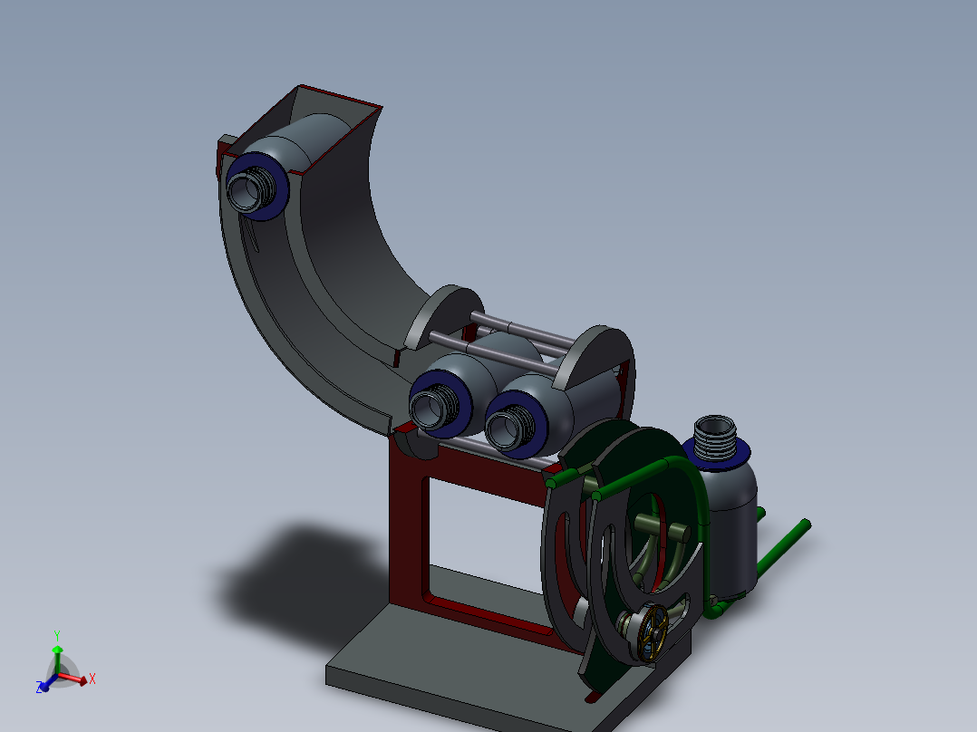 饮料瓶传送装置
