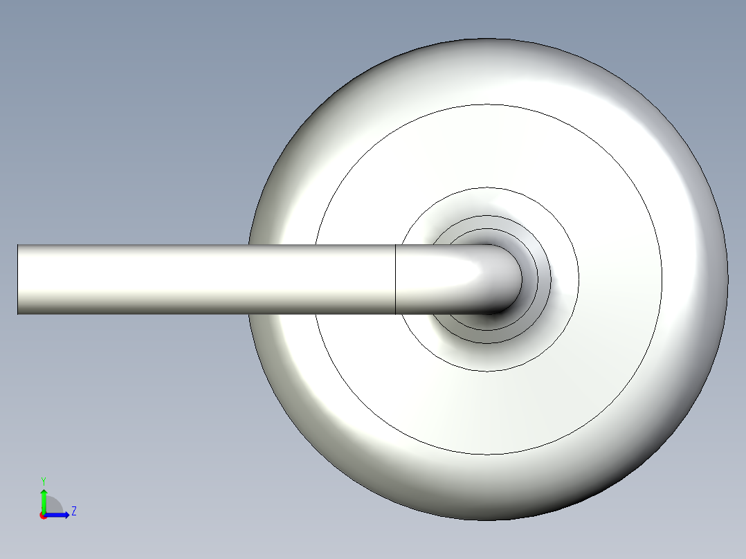 无源元件封装-RES-2W-H-MO左视图