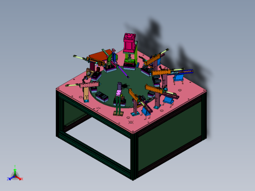 L型万能充电头内部插装机