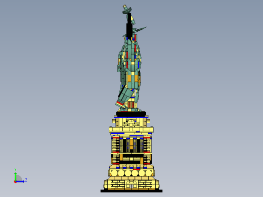 乐高自由女神像左视缩略图