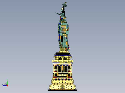 乐高自由女神像右视缩略图