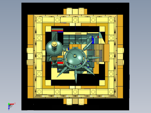 乐高自由女神像俯视缩略图