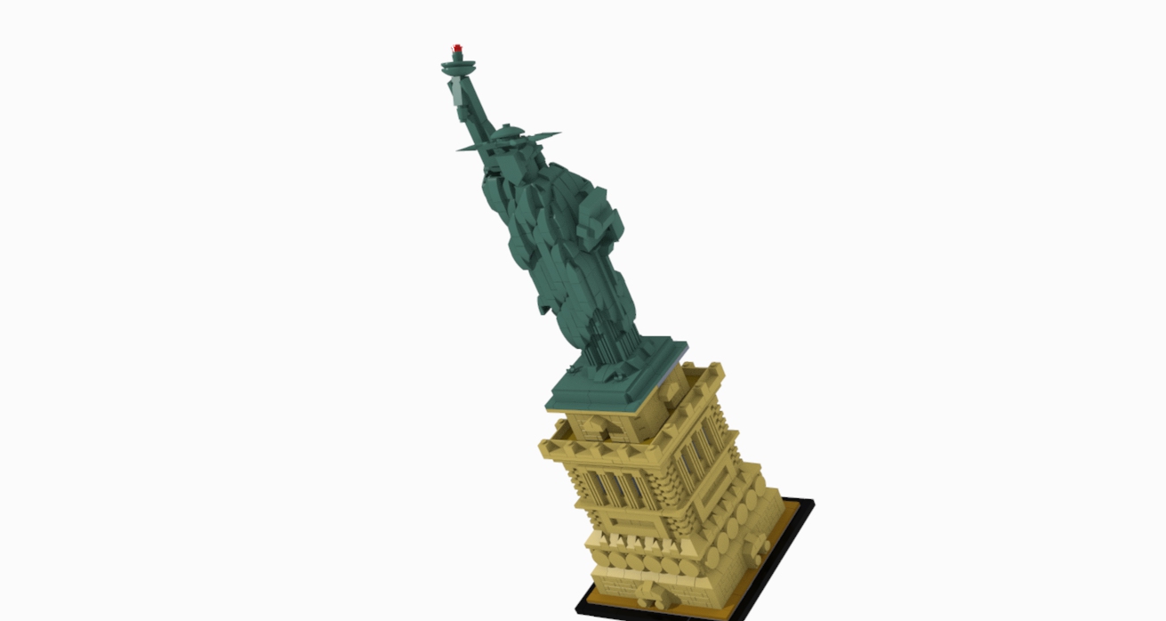 乐高自由女神像