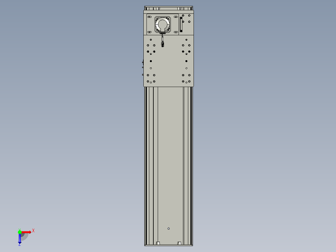 东锦齿条传动DH270G-L167-S850-BU-减速机+750W俯视图