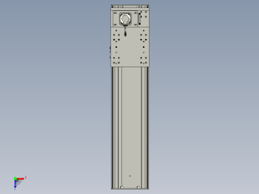 东锦齿条传动DH270G-L167-S850-BU-减速机+750W俯视缩略图