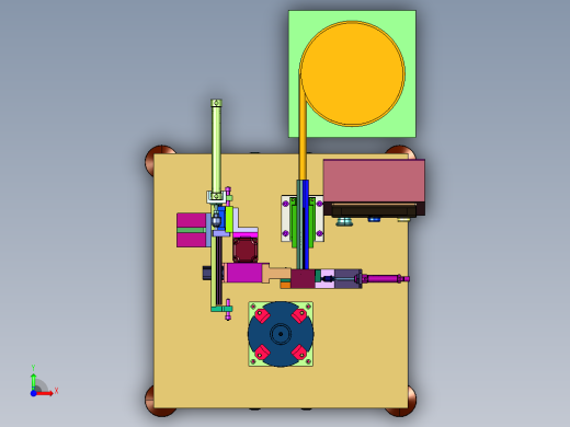 电机转子卡簧装入设备前视缩略图