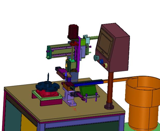 电机转子卡簧装入设备