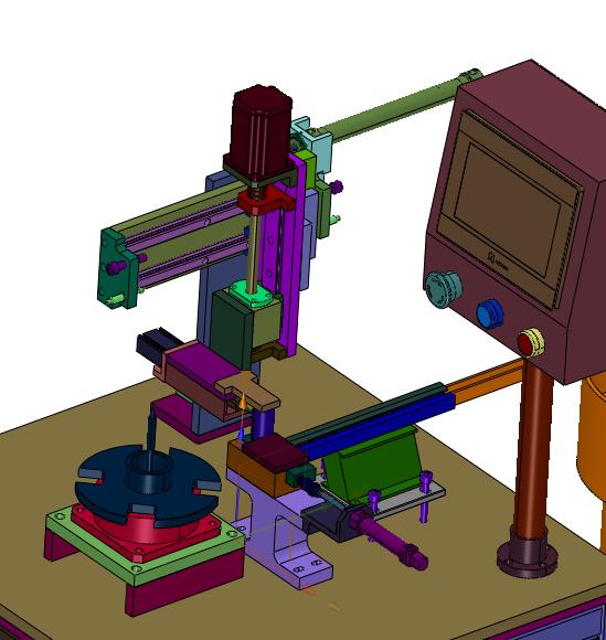 电机转子卡簧装入设备