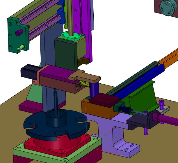 电机转子卡簧装入设备