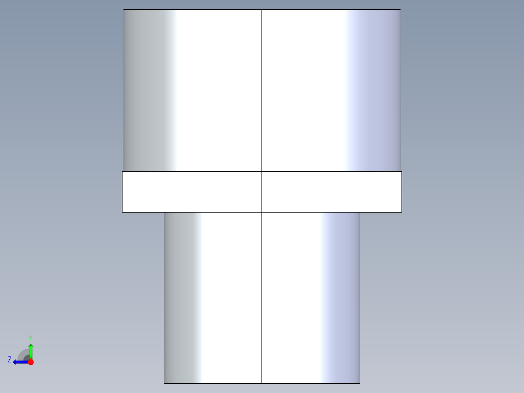 CPVC管件31-Sch80_PVC-Brass_SPIGxFPT_9878-007SS_0.75in右视图