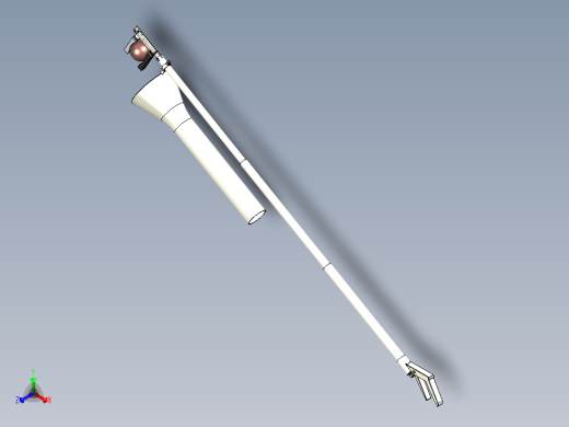 简易手动球形水果采摘器设计资料含三维二维说明书