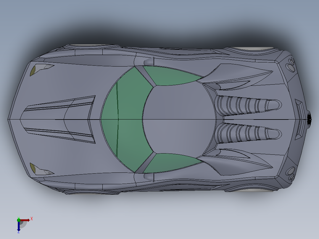 汽车2 (7)俯视图
