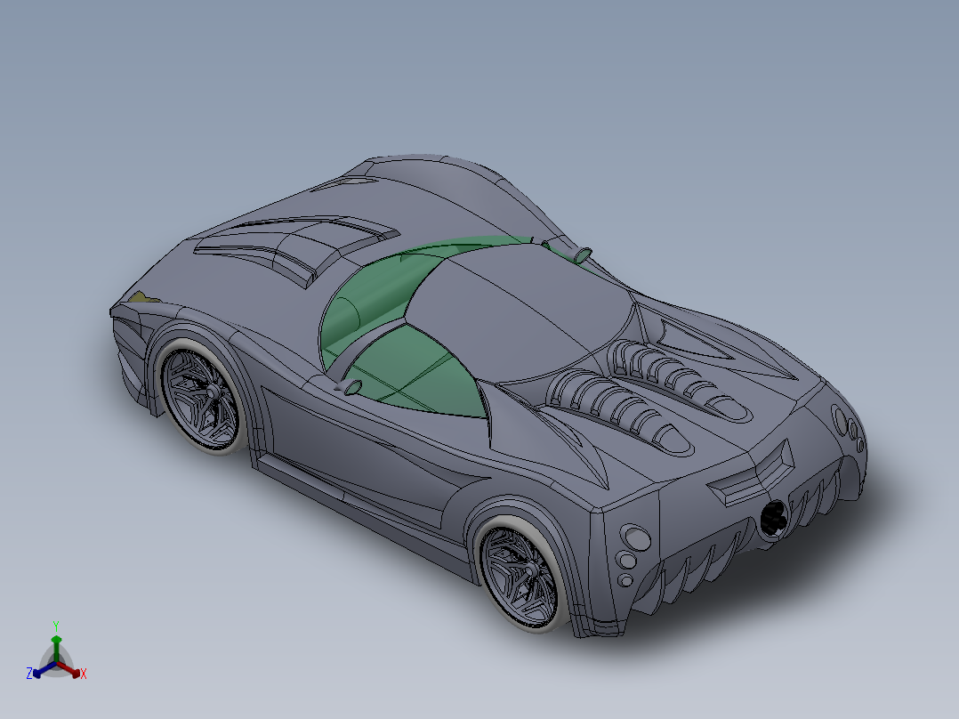 汽车2 (7)正等轴测图
