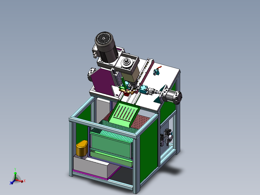 全自动组装设备模型