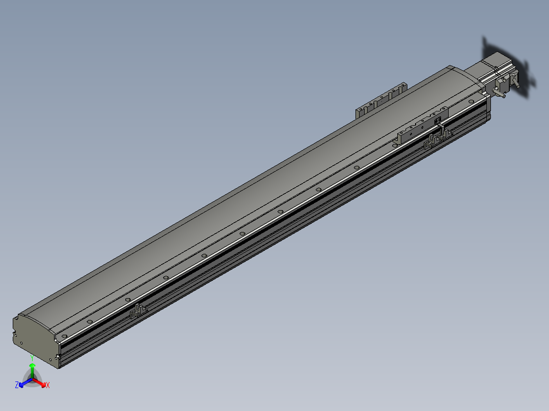 半封闭丝杆滑台MT120BS.L#.850.BC.P40.C3主视图
