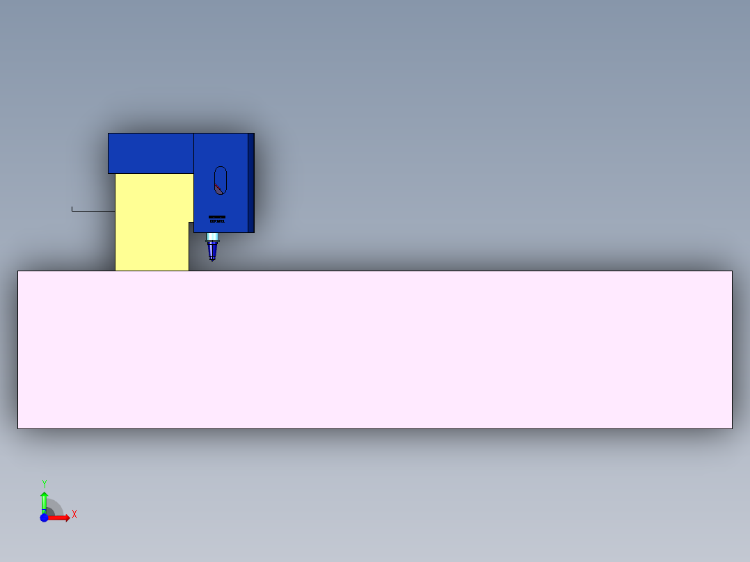 窗帘帘头激光裁剪机前视图