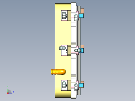 CS19-WWAB-C-CNC2笔记本CNC工装夹具三维模型-180804左视缩略图