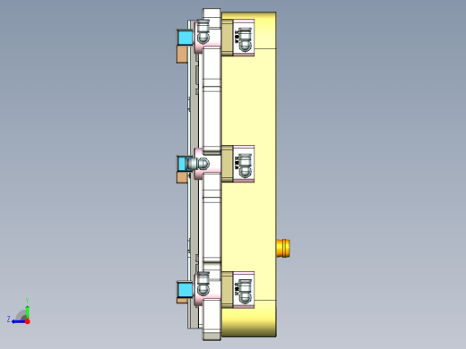 CS19-WWAB-C-CNC2笔记本CNC工装夹具三维模型-180804右视缩略图