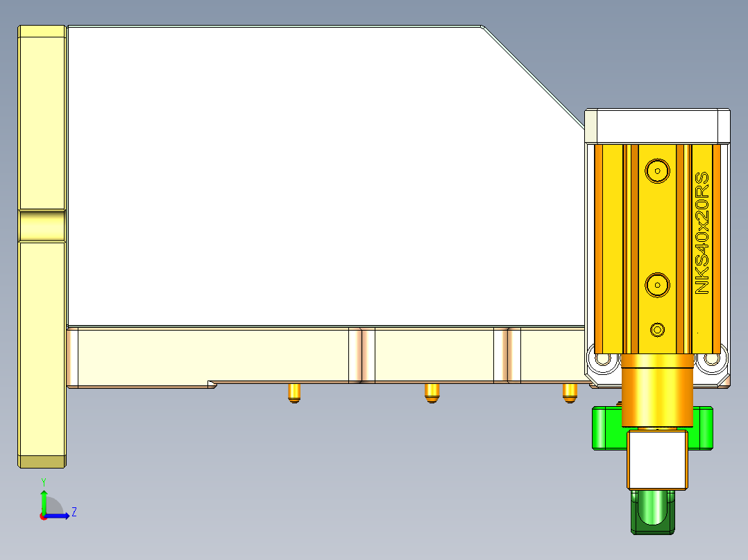 REACHER-A-笔记本CNC工装夹具三维模型cnc2-0912左视图