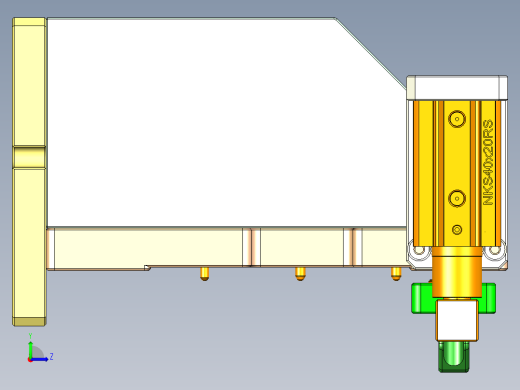 REACHER-A-笔记本CNC工装夹具三维模型cnc2-0912左视缩略图