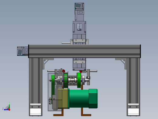 2023.02月-电子PCB板龙门铣自动化生产线sw17可编辑右视缩略图