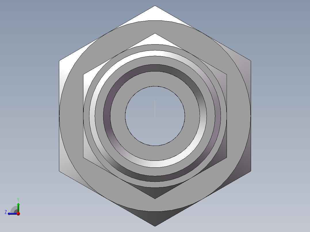 直通变径接头、2C-22-26右视图