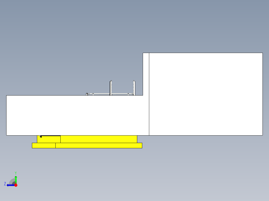 B3003388-轮椅坡道右视图
