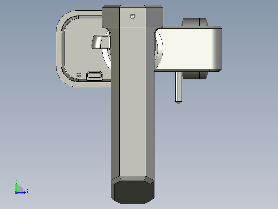 手持gopro运动相机云台支架设计 1398785左视图