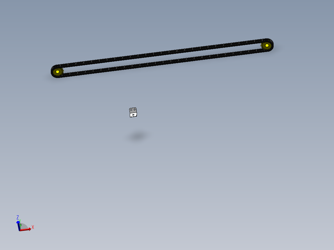0.84米0.272米双皮带输送机构