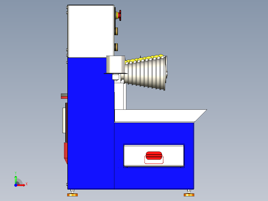 B2004625-线材拉拔机前视图