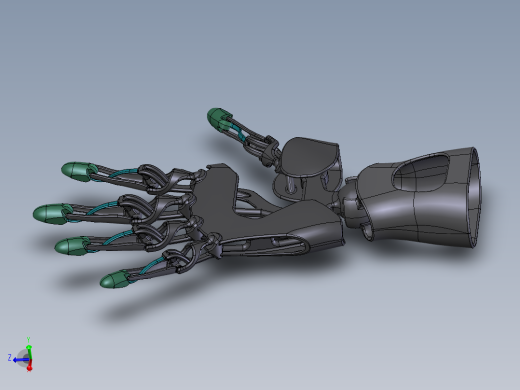 仿生手掌简易结构  stp