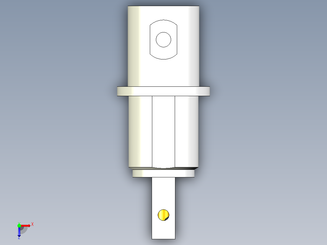 BNC连接器俯视图
