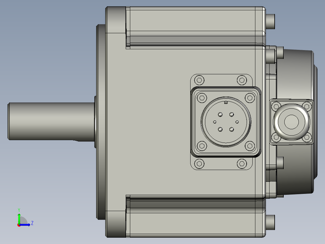 MS6G-130CM25B2-41P0外形图左视图