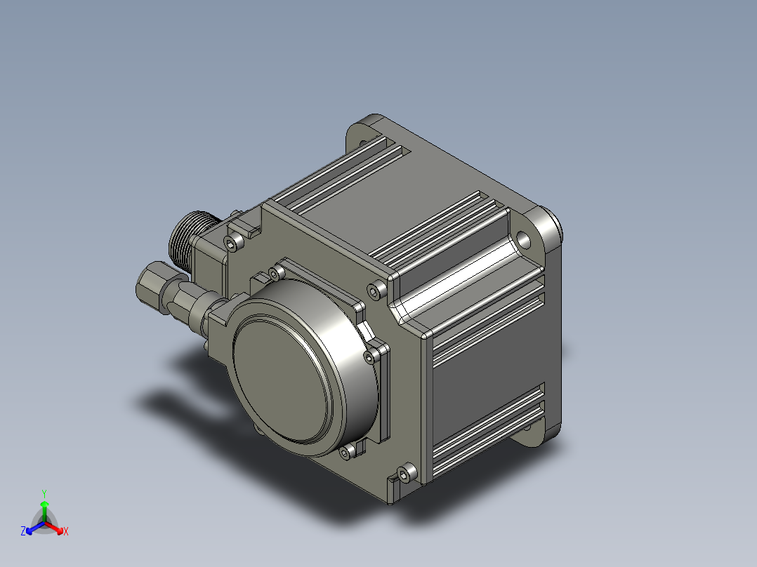 MS6G-130CM25B2-41P0外形图正等轴测图