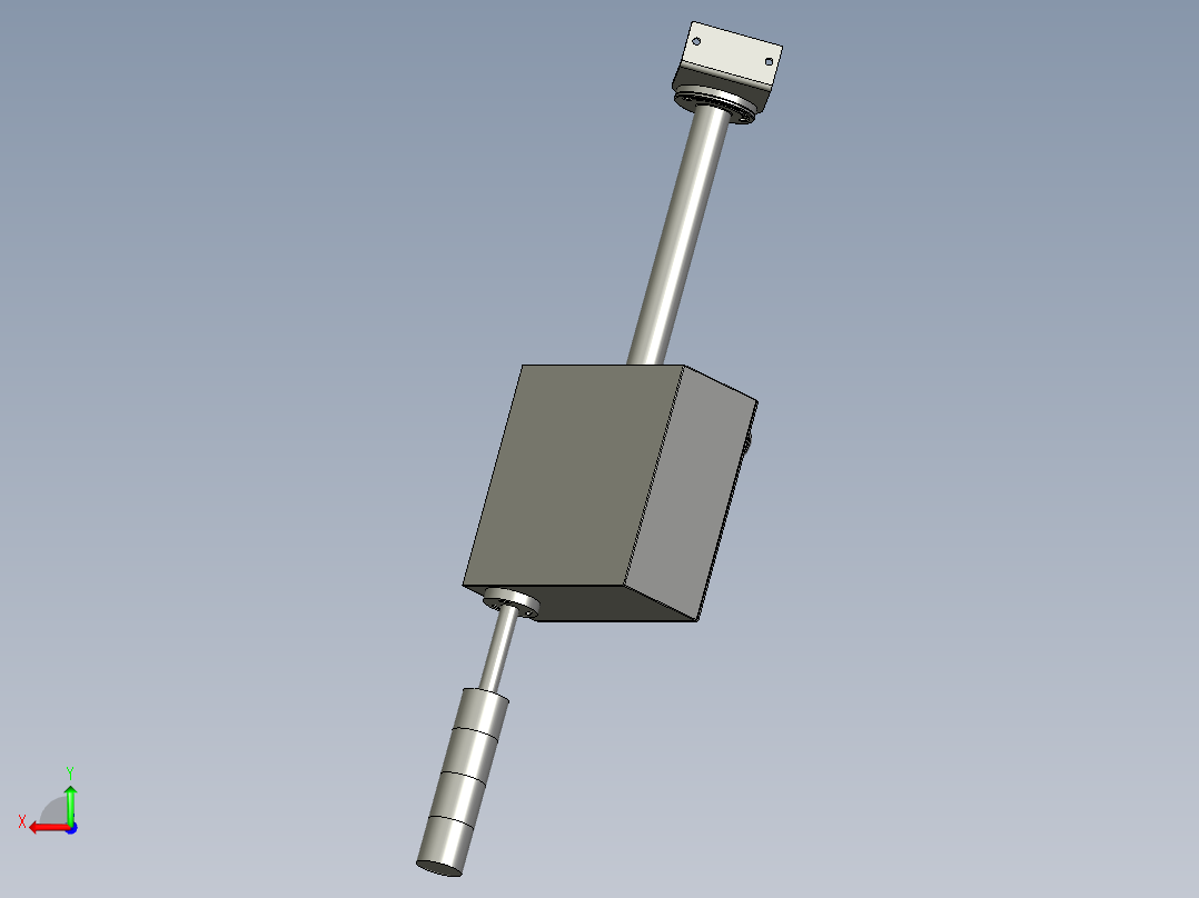 触摸屏电控箱后视图