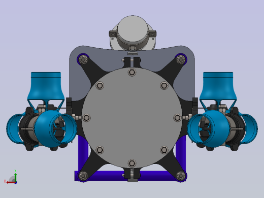 水下机器人潜水器后视缩略图