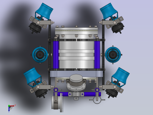 水下机器人潜水器俯视缩略图
