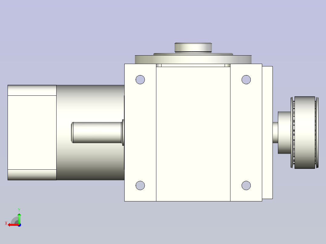 格图凸轮分割器 70DF-PACK-DJ-WF后视图