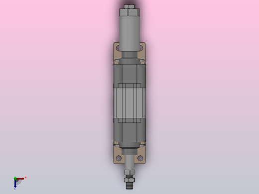SEJ双轴复动行程可调型气缸SEJ 40×25-50-S俯视缩略图