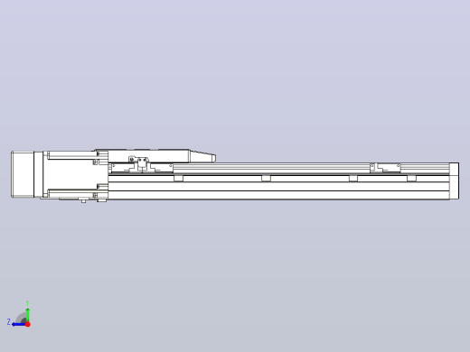 滚珠丝杠直线轴内置导轨TPA-GCR-170-2510C-L400-ML-M75-N3右视缩略图