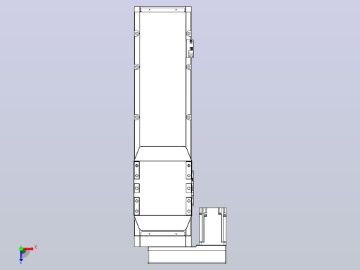 滚珠丝杠直线轴内置导轨TPA-GCR-170-2510C-L400-ML-M75-N3俯视缩略图