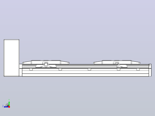 皮带直线轴双滑块型TPA-GCBS-150-P80-L50-RU-M75-N3右视缩略图