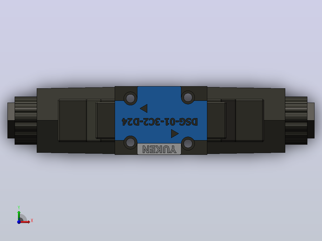电磁换向阀_DSG-01-3C2前视图