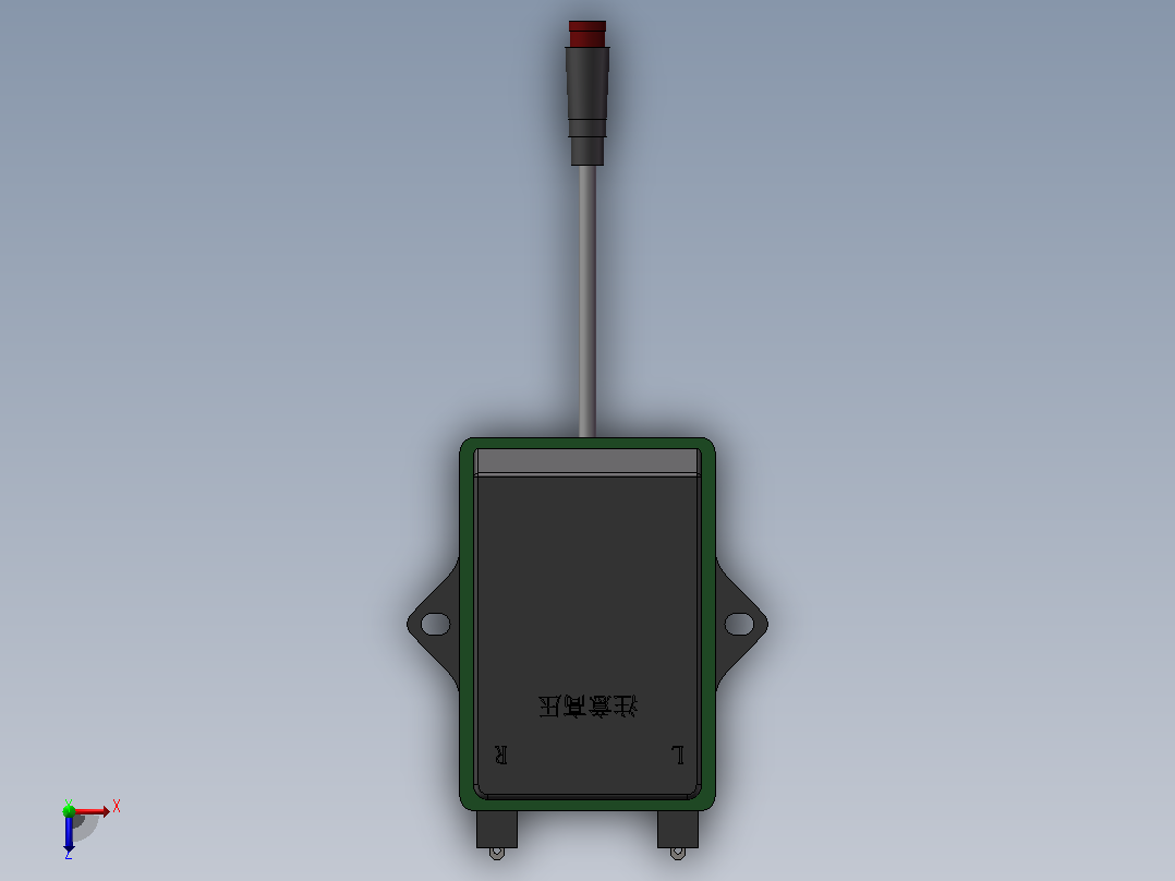 点火器俯视图