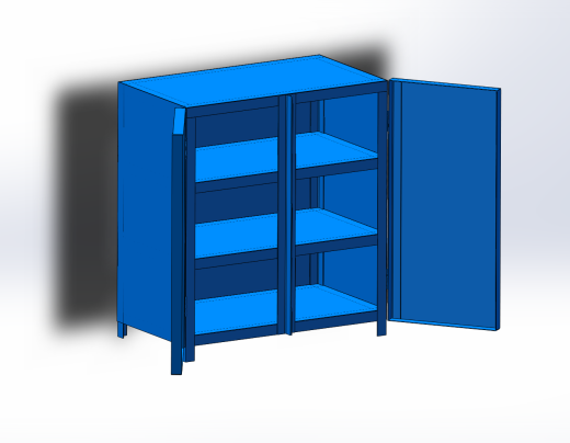 工具柜设计（SW+CAD）缩略图