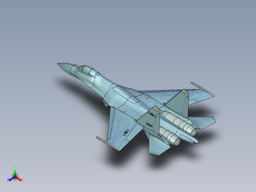 57-歼11B STP UG 片体